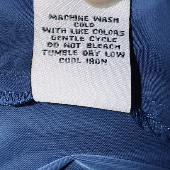 Liv By Habitat Clothes SM Blue Tunic Bubble Full Zip Vest Pocket Cinch Lagenlook - Picture 7 of 7